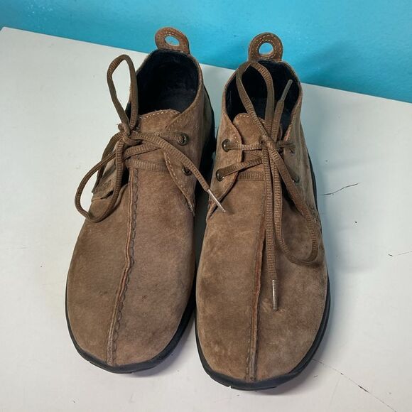 Merrell Booties Brown Suede Size 40 Mens 7 Women’s 9 Jungle Stitch Root Beer Moc main image 15